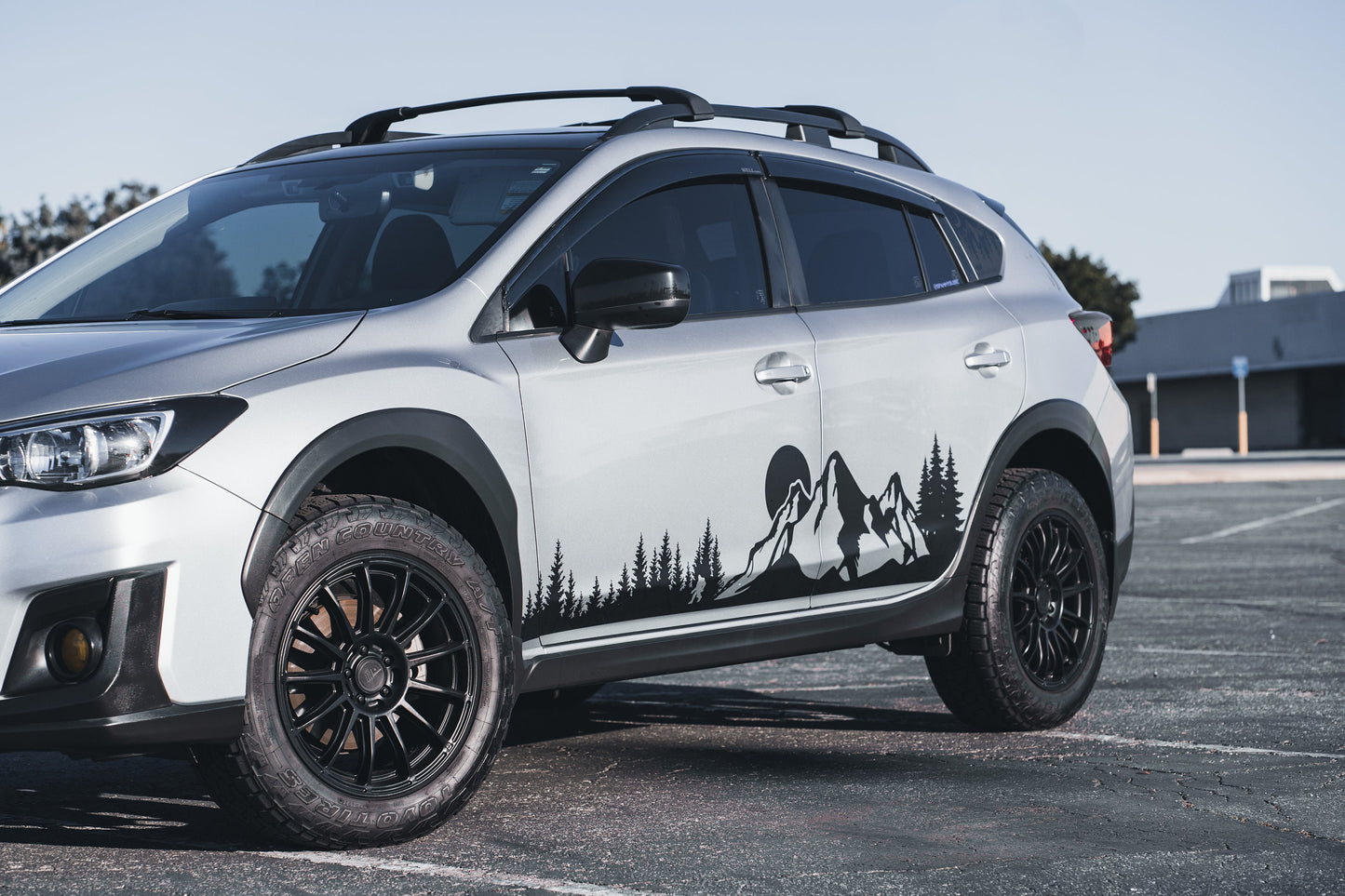 Sasquatch Mountain Side Panel Decal – Large Format Vinyl Graphic