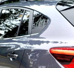 Mountain and trees  – Fits Crosstrek Quarter Window (2012–2026)