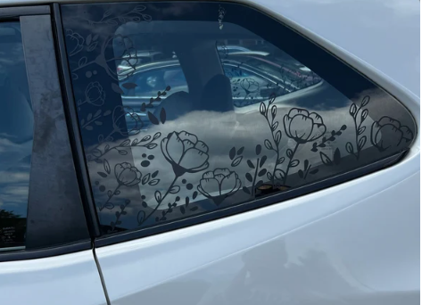 Poppy Flower  – Fits Forester Quarter Window (2009–2026)