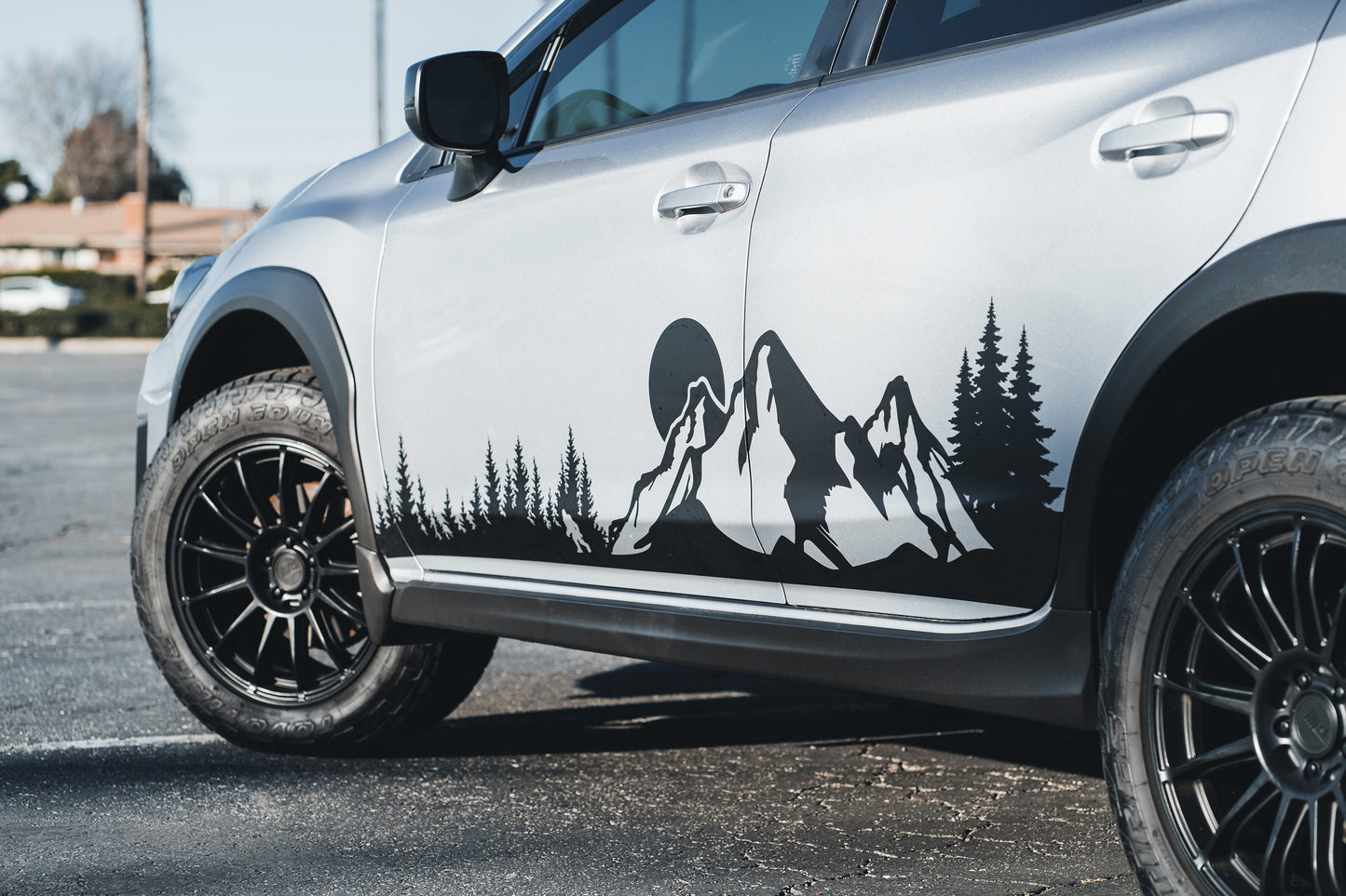 Sasquatch Mountain Side Panel Decal – Large Format Vinyl Graphic