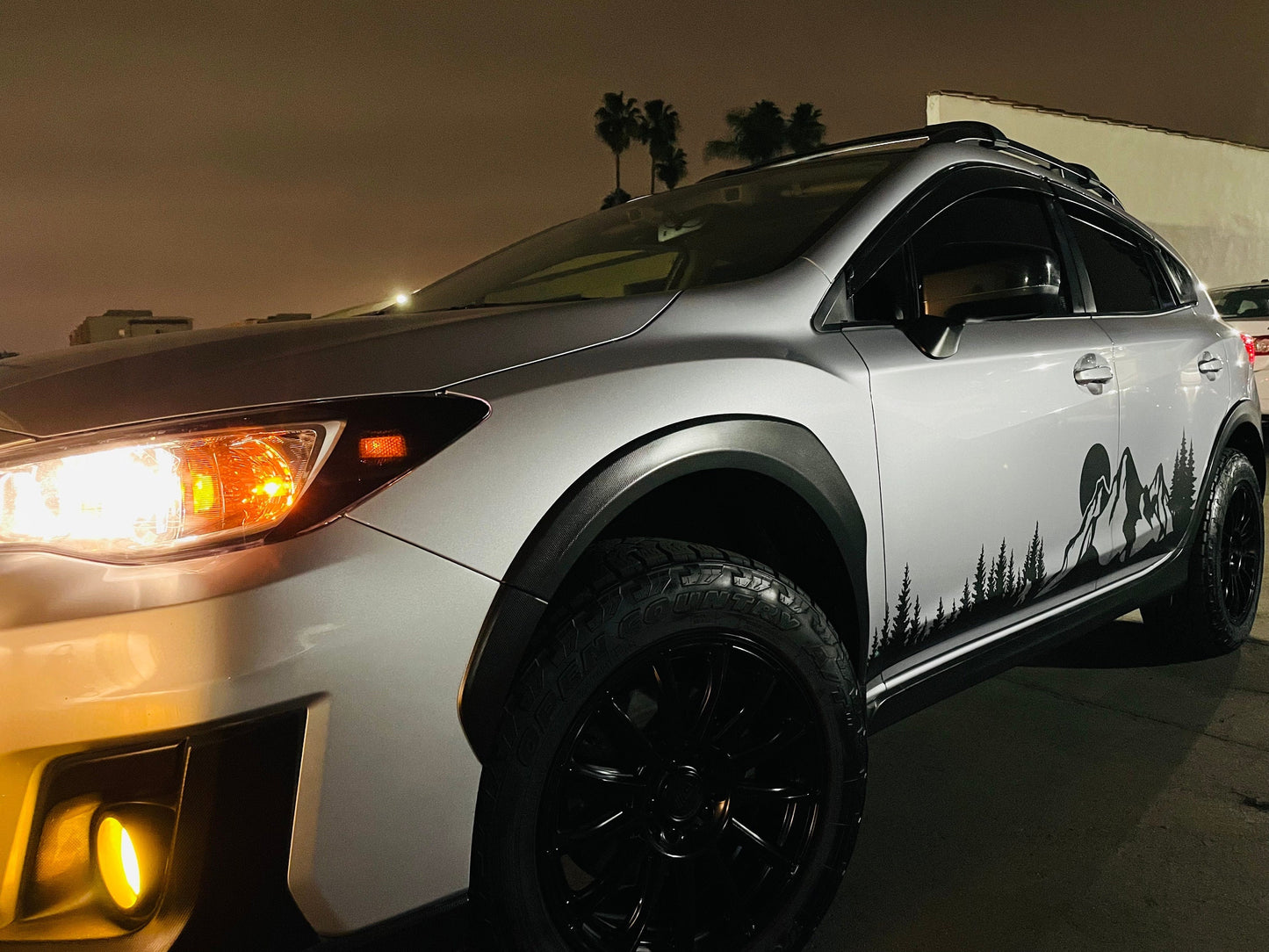 Sasquatch Mountain Side Panel Decal – Large Format Vinyl Graphic