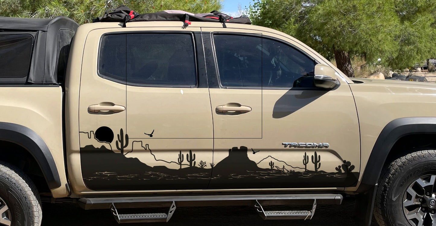 Southwest Desert Side Panel Decal – Universal Fit for SUV, Truck & Car