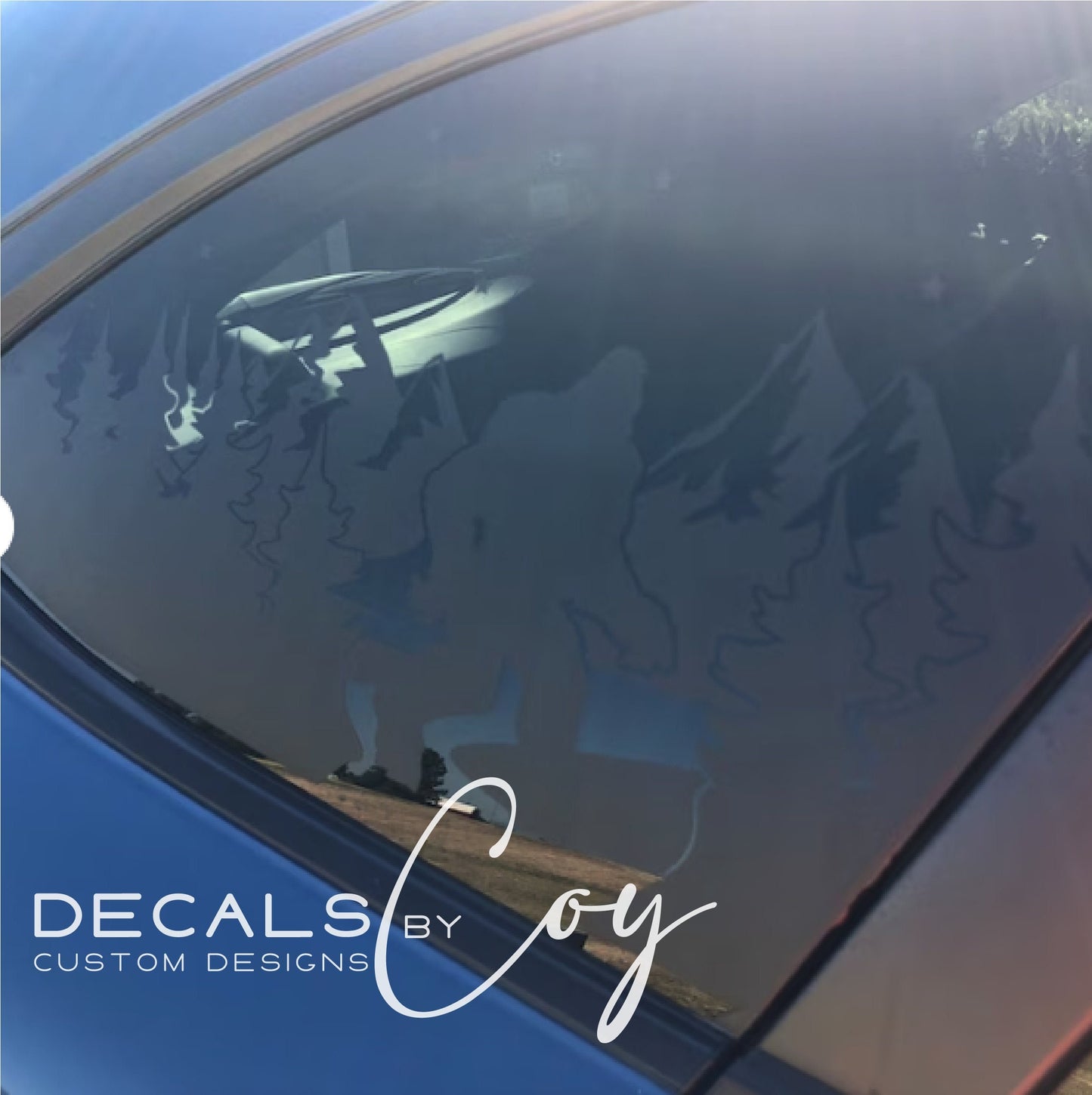 Sasquatch Quarter Window Decal – Compatible with Subaru Outback (2010–2027)
