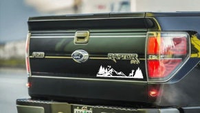 Wandering Deer Mountain Tailgate Decal – Compatible with Most Trucks & SUVs