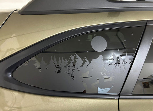 Sasquatch Quarter Window Decal – Compatible with Subaru Outback (2010–2027)