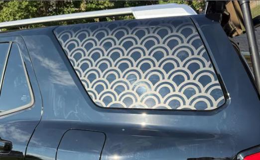 Mermaid Scales Quarter Window Decal – Compatible with Toyota 4Runner (2010–2027)
