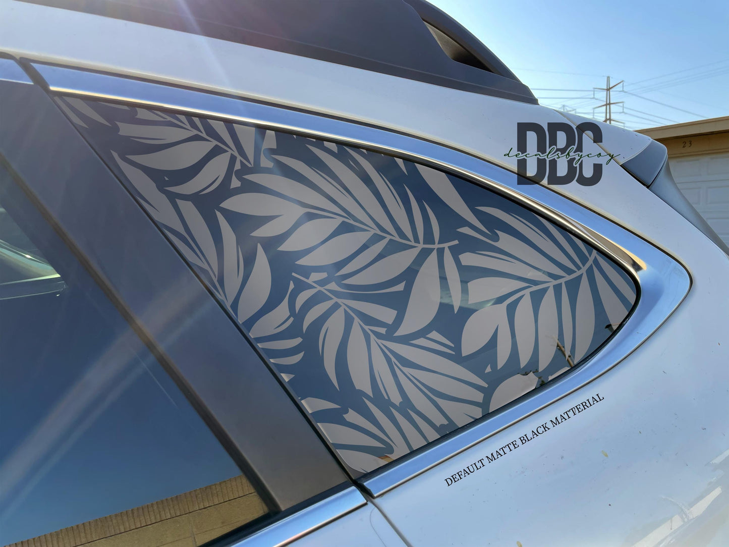 Abstract Leaf Quarter Window Decal – Compatible with Subaru Outback (2010–2027)