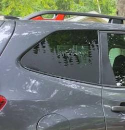 Mountain & Trees Quarter Window Decal – Compatible with Subaru Forester (2009–2027)