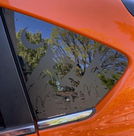 Night Dreams Quarter Window Decal – Compatible with Subaru Crosstrek (2012–2027)