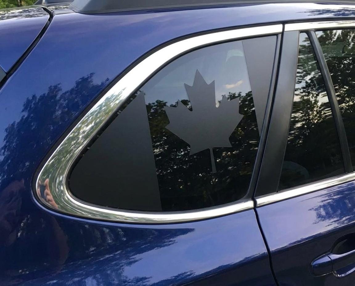 Canadian Maple Leaf Quarter Window Decal – Compatible with Subaru Outback (2010–2027)