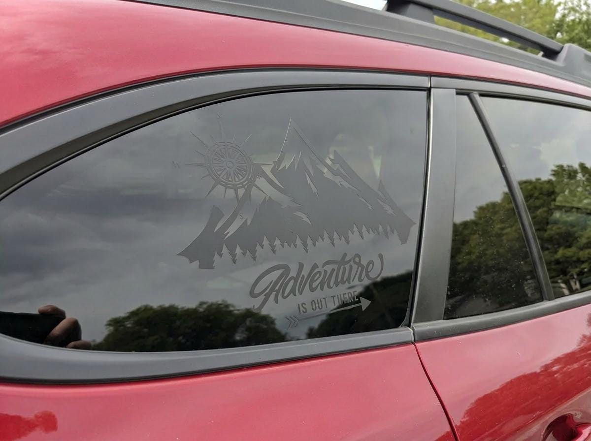 Adventure Is Out There Quarter Window Decal – Compatible with Subaru Outback (2010–2027)