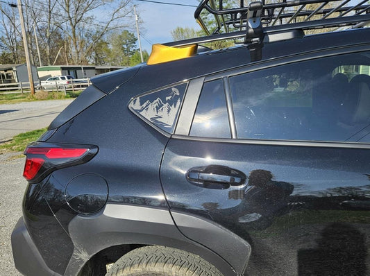 UFO Cow Quarter Window Decal – Compatible with Subaru Crosstrek (2012–2027)