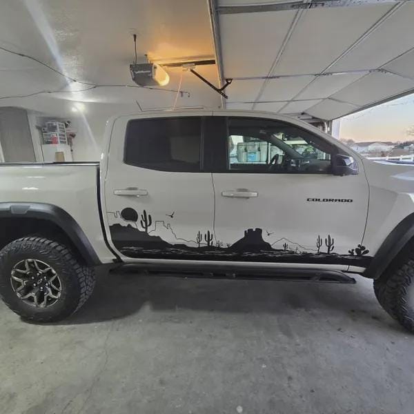 Southwest Desert Side Panel Decal – Universal Fit for SUV, Truck & Car