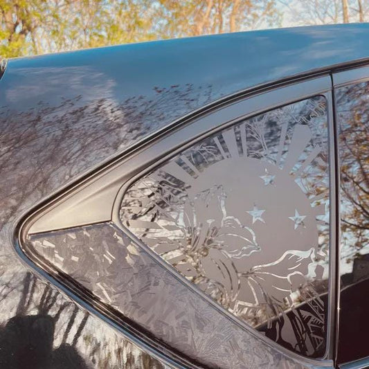 Filipino Flag Quarter Window Decal – Compatible with Mazda CX-5 (2017–2026)
