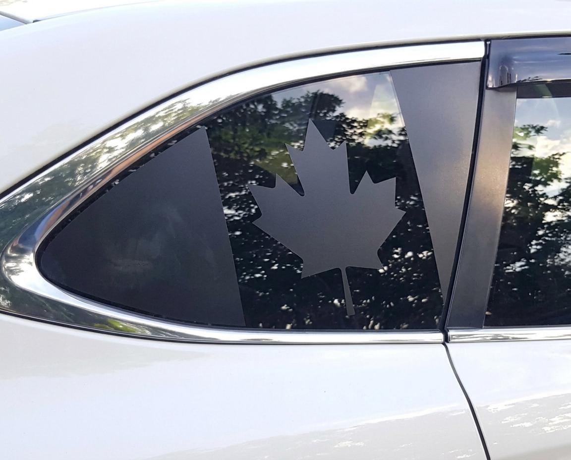 Canadian Maple Leaf Quarter Window Decal – Compatible with Subaru Outback (2010–2027)