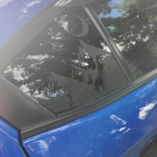 Night Dreams Quarter Window Decal – Compatible with Subaru WRX (2015–2027)