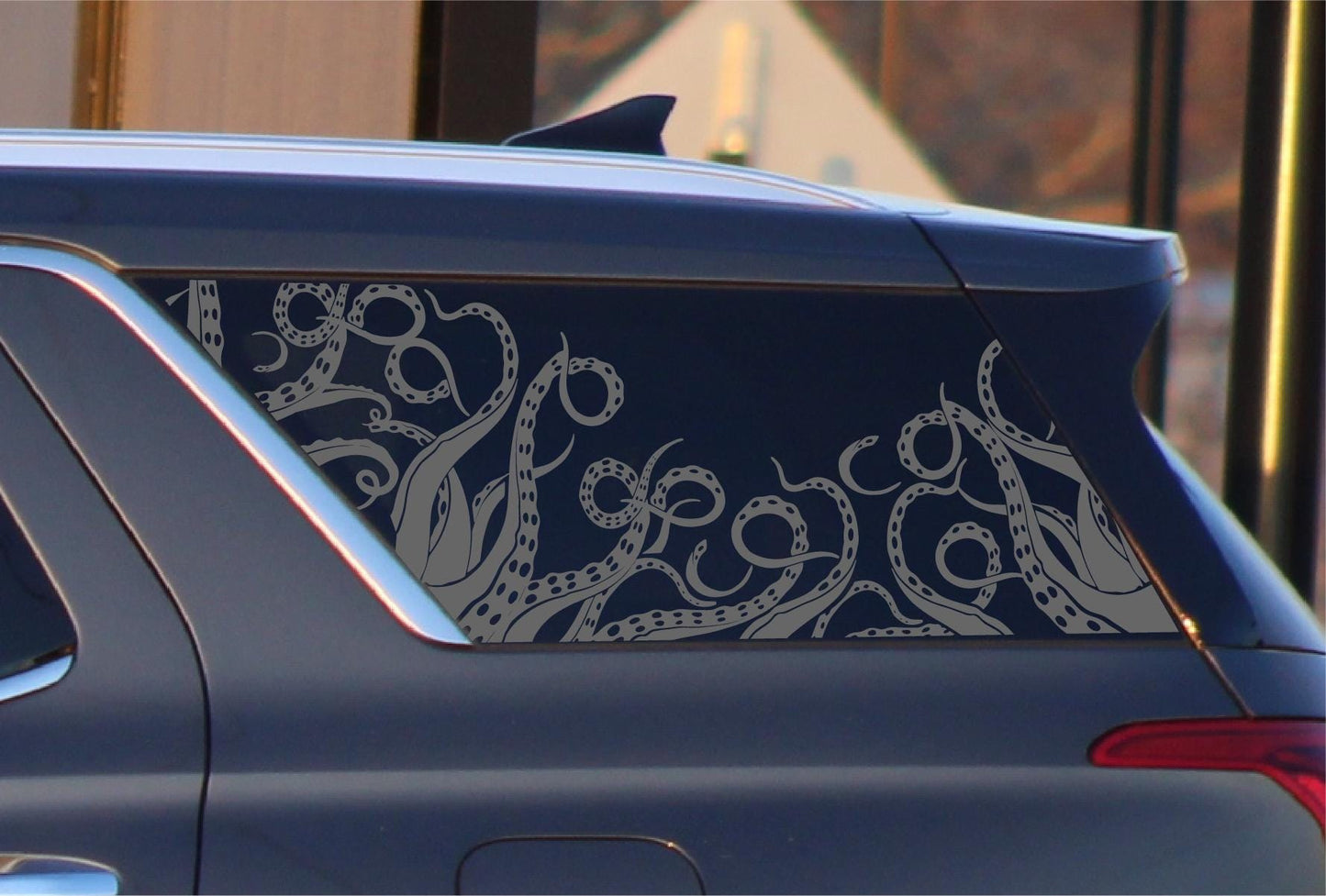 Kraken Tentacles Quarter Window Decal – Compatible with Hyundai Palisade (2020–2025)