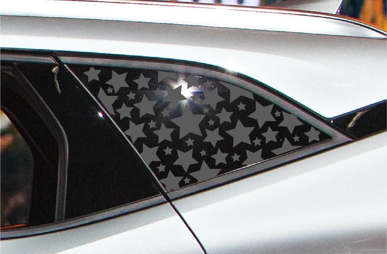 Stars Quarter Window Decal – Compatible with Chevy Blazer (2019–2026)