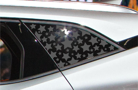 Stars Quarter Window Decal – Compatible with Chevy Blazer (2019–2026)
