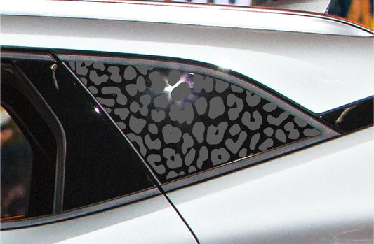 Cheetah Leopard Print Quarter Window Decal – Compatible with Chevy Blazer (2019–2026)