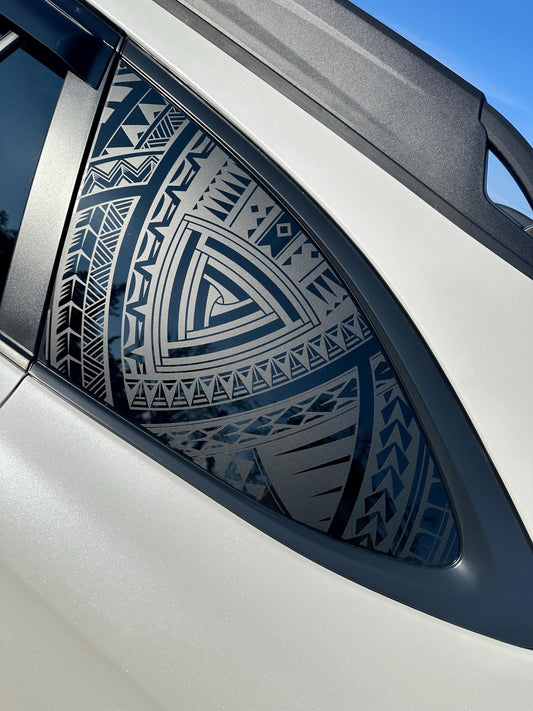 Tribal Design – Fits Outback-Style Rear Quarter Window (2010–2025)